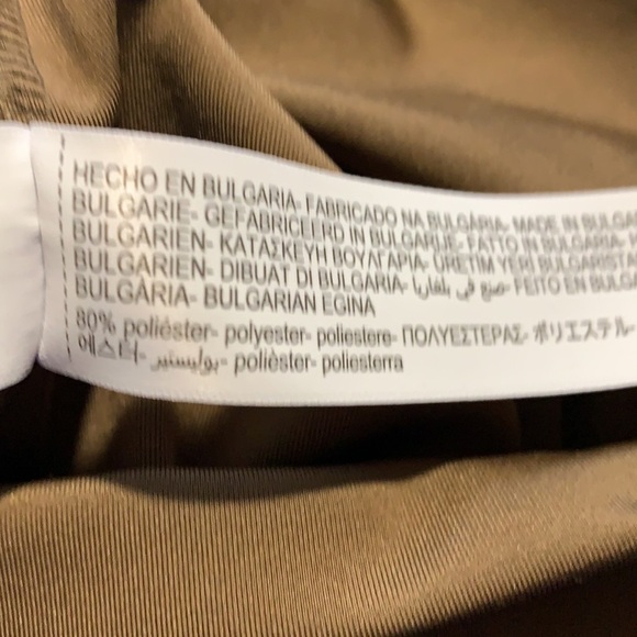 NWT. Massimo Dutti Brown Crop Top. Size M. - Picture 11 of 13